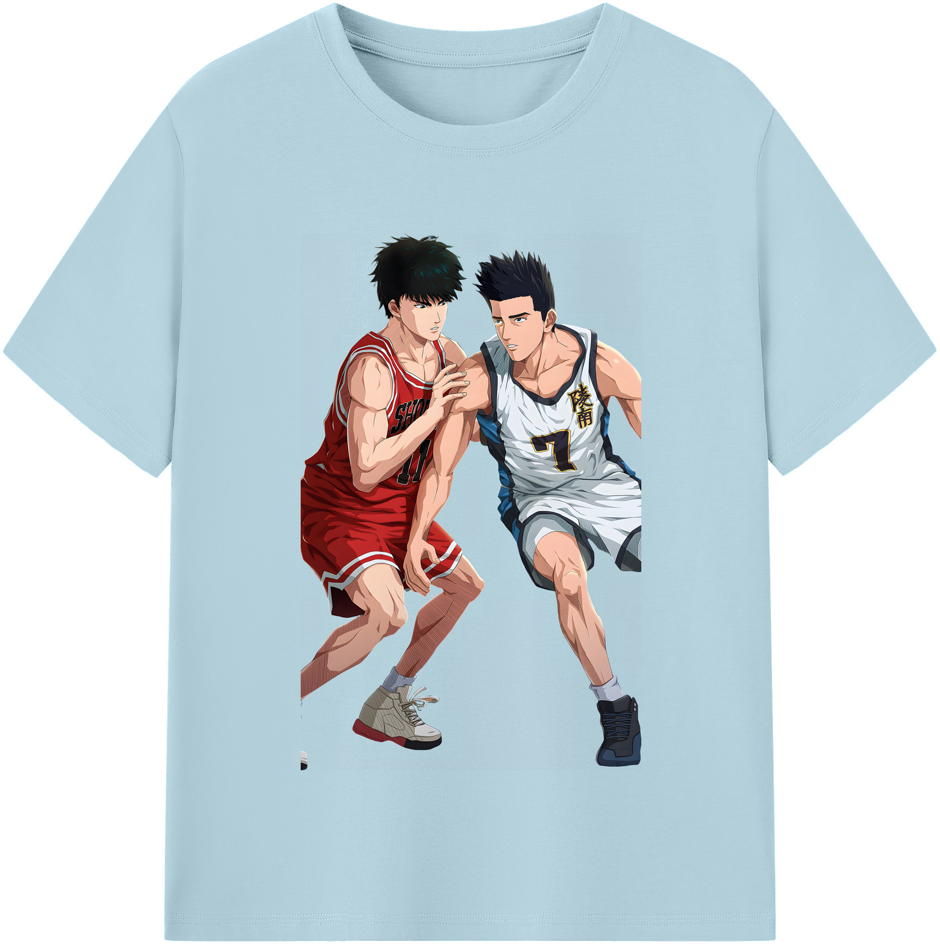 （画像用） SLAM DUNK／スラムダンク 綿100％半袖Tシャツ（フロントプリント）